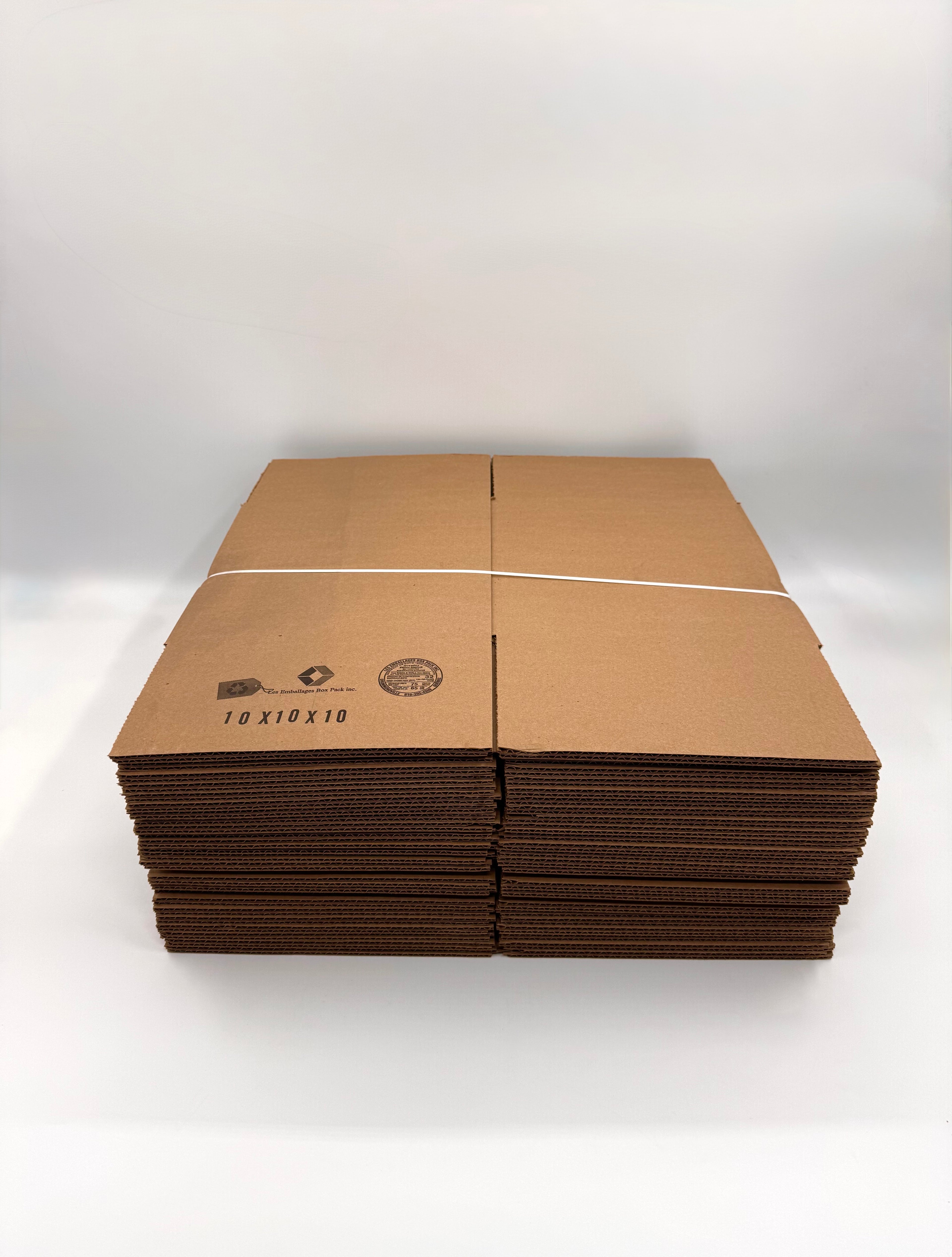 Boîtes 10 x 10 x 10 po - Paquet de 25