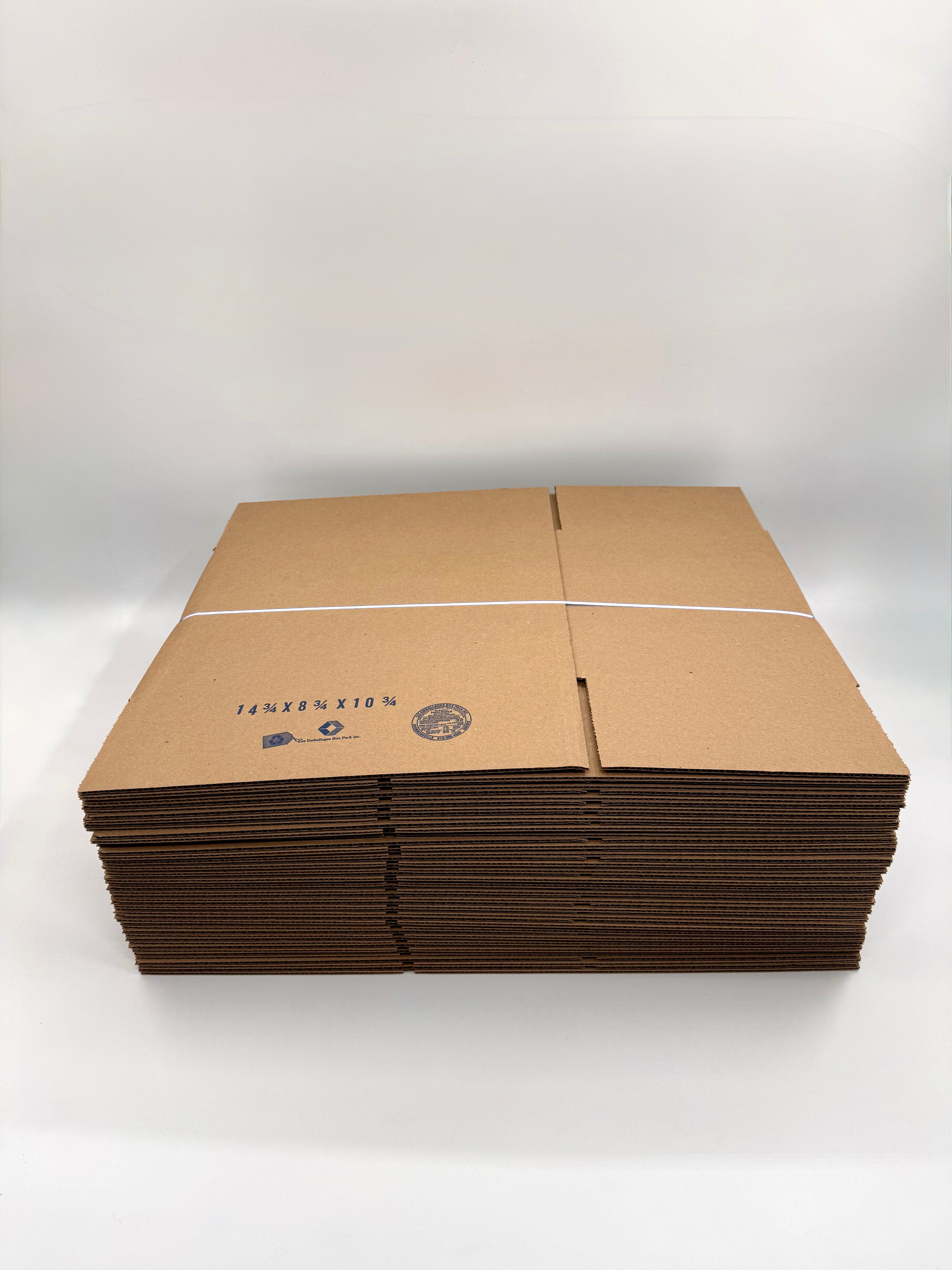 Boîtes 14 3/4 x 8 3/4 x 10 3/4 - Paquet de 25